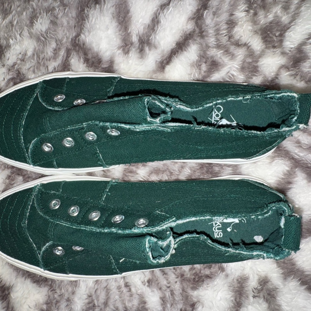 Corkys Green Canvas Women's Sneakers